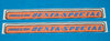 Aufkleber für Motorhaube Fordson Dexta Special (orange), Satz (2Stück)