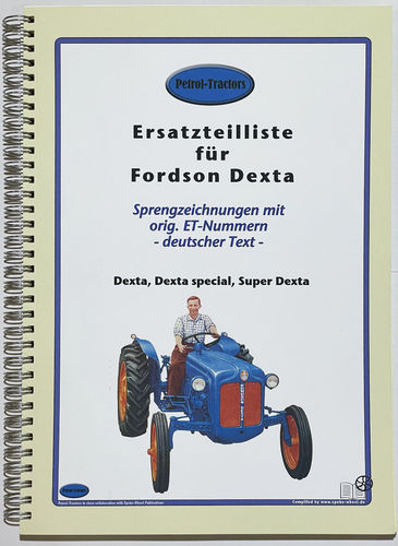 Ersatzteilliste in deutsch für Fordson Dexta, Super Dexta, Dexta Special